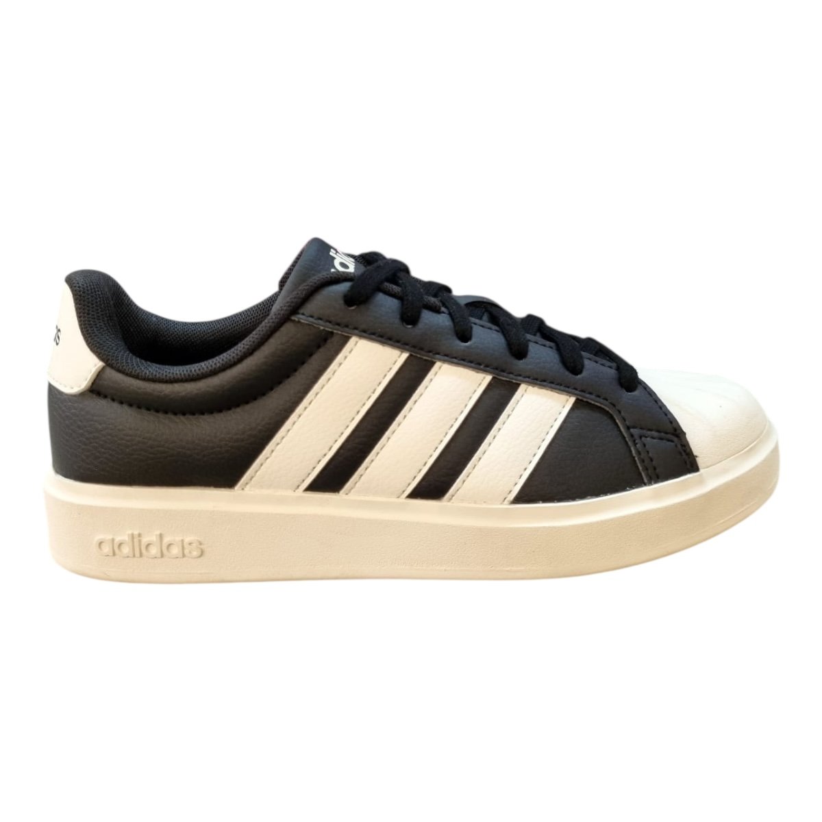 Tenis Feminino Adidas Streettalk Casual Conforto Retrô Amarração Antiderrapante Preto
