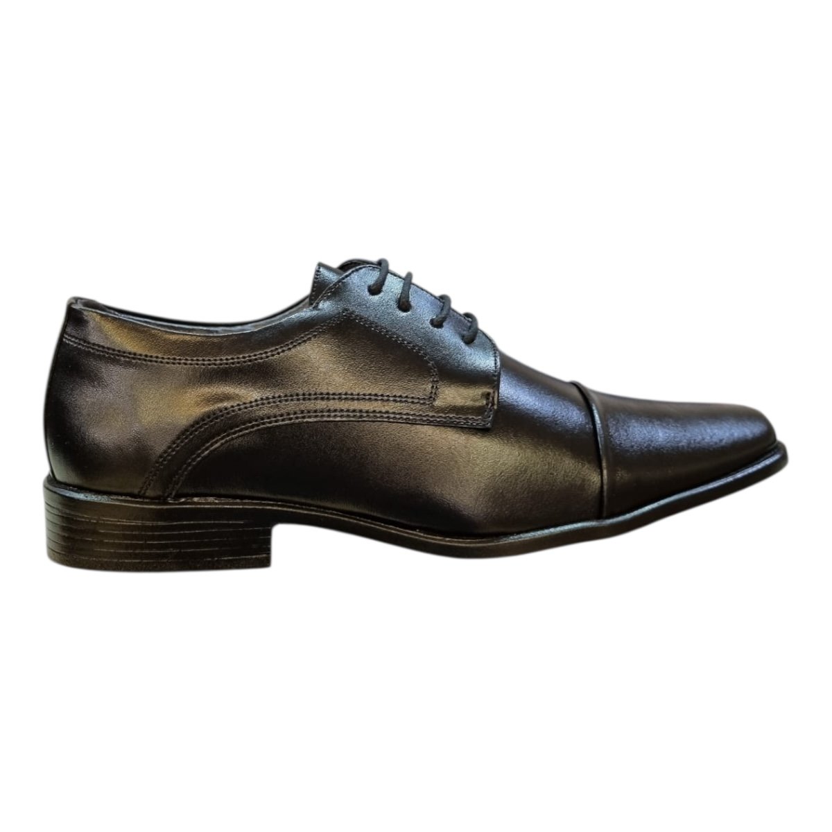 Sapato Masculino Bertelli Casual Conforto Casual Social Cadarço Antiderrapante 70018 Preto
