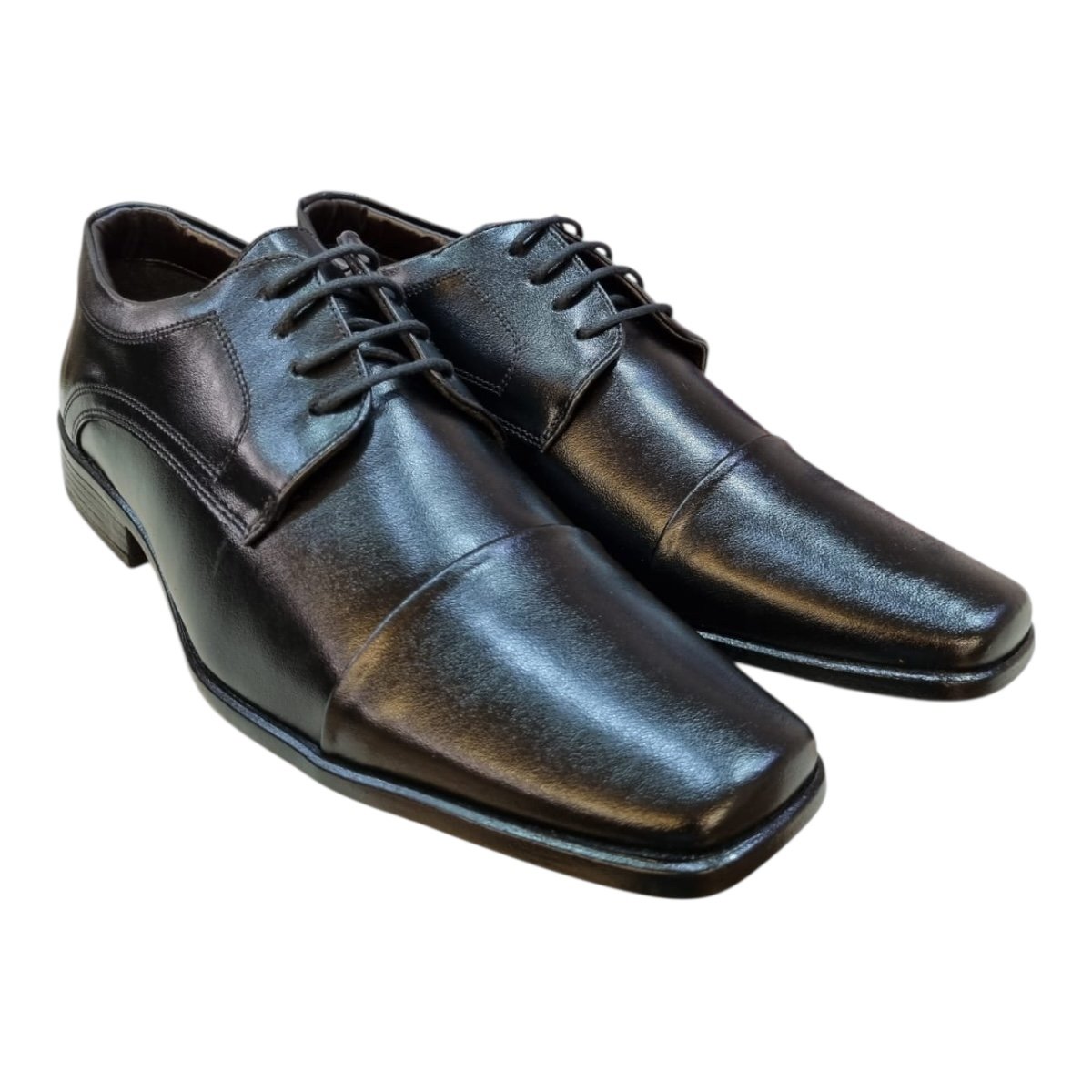 Sapato Masculino Bertelli Casual Conforto Casual Social Cadarço Antiderrapante 70018 Preto Preto 2