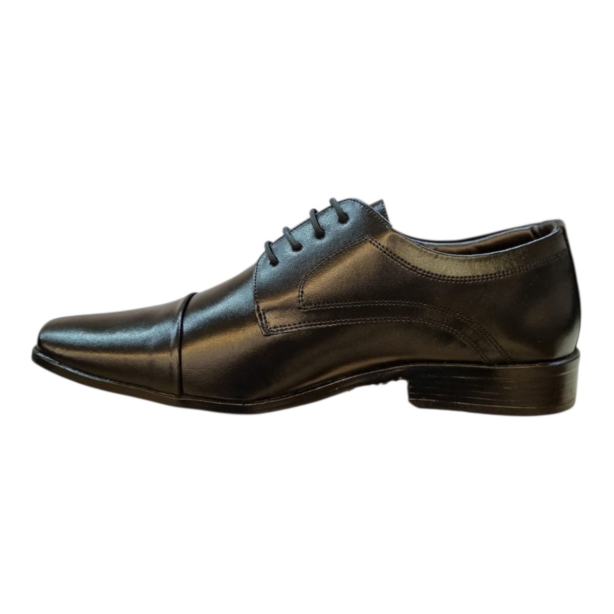Sapato Masculino Bertelli Casual Conforto Casual Social Cadarço Antiderrapante 70018 Preto Preto 5