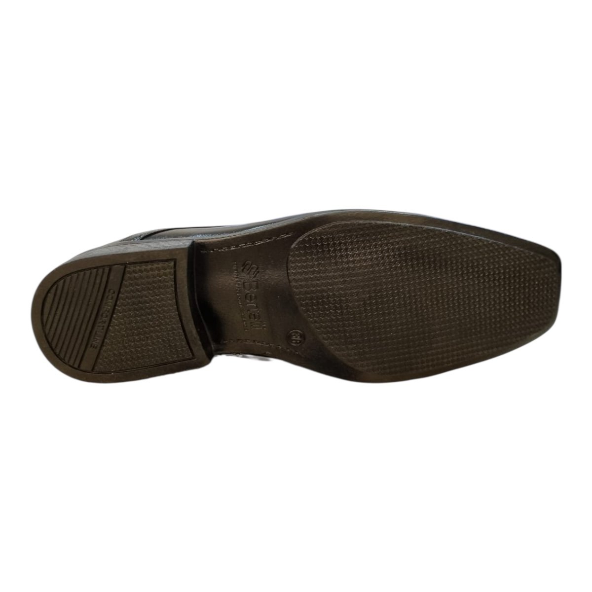 Sapato Masculino Bertelli Casual Conforto Casual Social Cadarço Antiderrapante 70018 Preto Preto 6