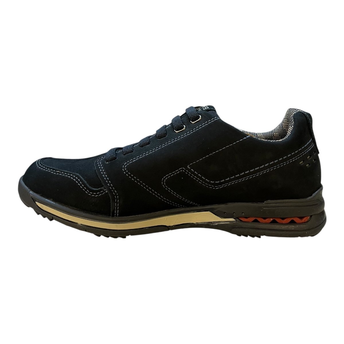 Sapatenis Masculino Pegada Couro Conforto Calce Fácil Zíper 114858 Marinho Azul Marinho 5
