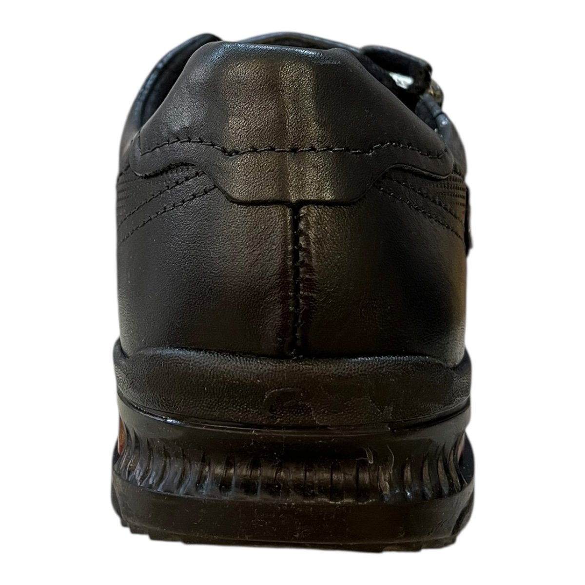 Sapatenis Masculino Pegada Ultraconforto Couro Calce Fácil Zíper Antiderrapante 111801-03 Preto Preto 5