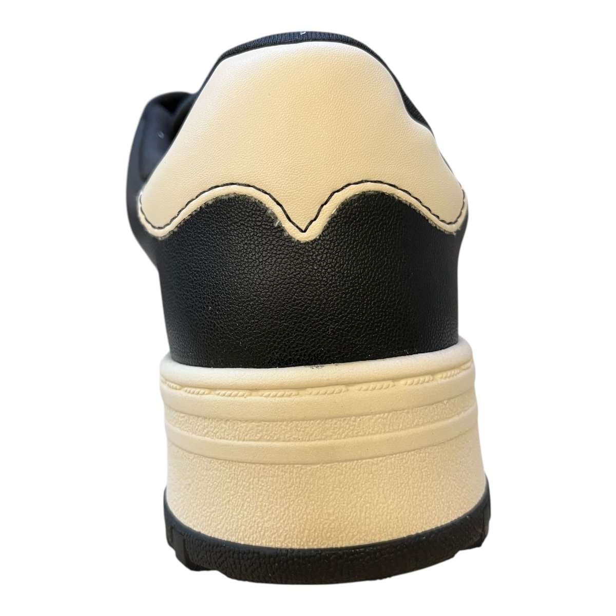 Tenis Feminino Ramarim Casual Conforto Camurça Plataforma Listras Amarração 25-99201 Preto Preto 5