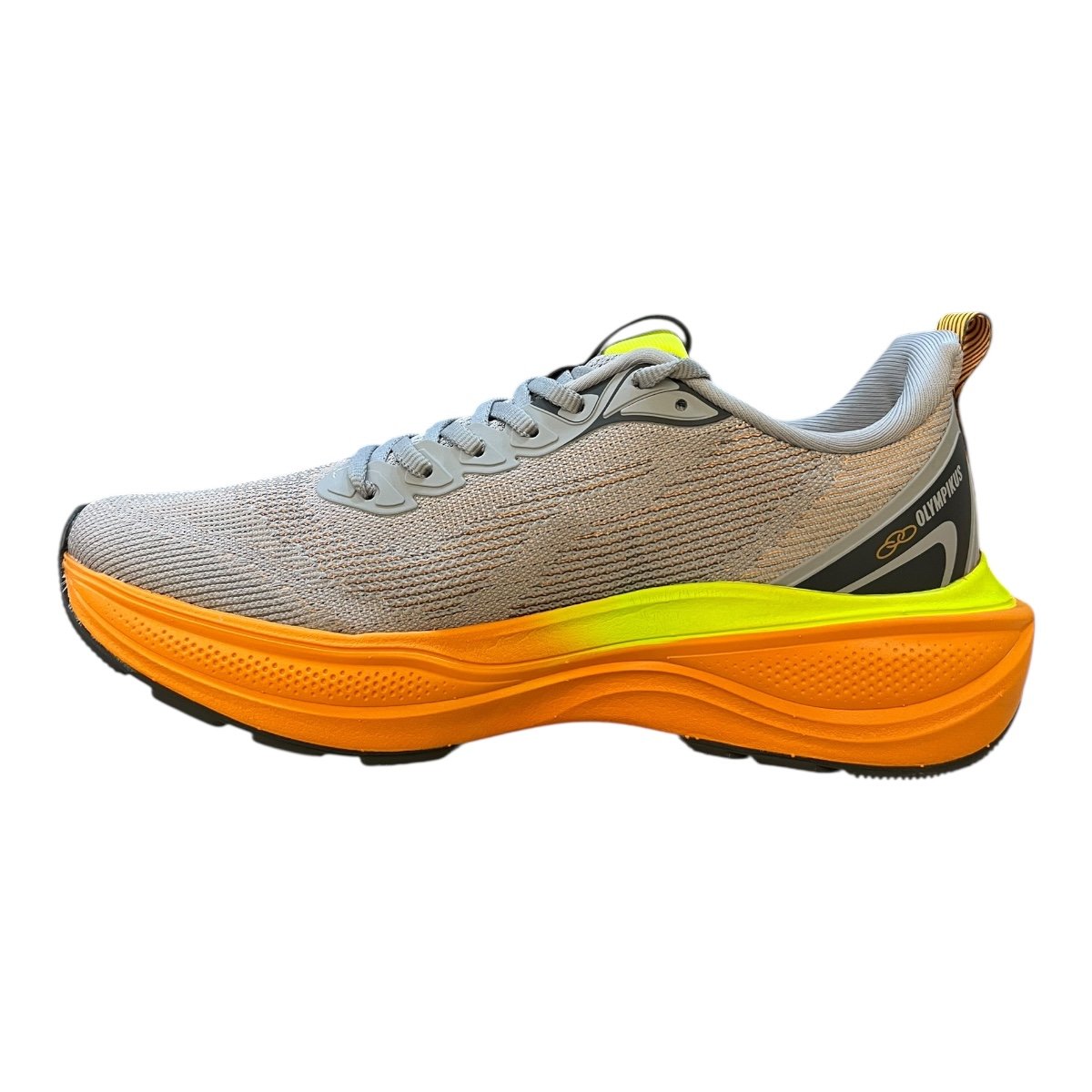 Tenis Masculino Olympikus Pride 4 Ultraconforto Esporte Academia Corrida Superleve Cinza Cinza 5