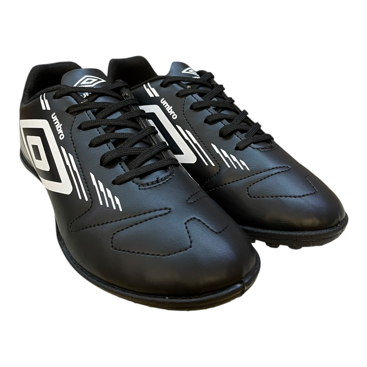 Chuteira Masculino Umbro Brave Esporte Society Conforto Superleve Reforçado Preto Preto 2