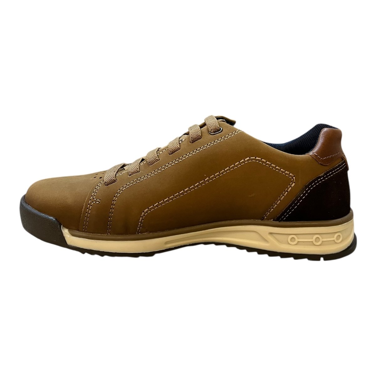 Sapatenis Masculino Pegada Casual Ultraconforto Calce Fácil Couro Antiderrapante 112503-08 Marrom Marrom 4