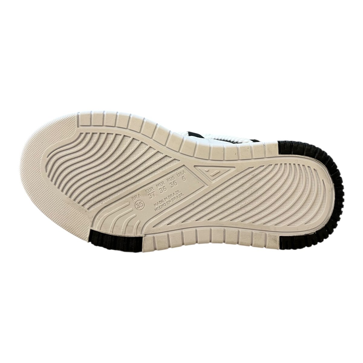 Tenis Feminino Ramarim Sneaker Casual Plataforma Conforto Cadarço Duplo Retrô 25-94204 Branco Branco 3