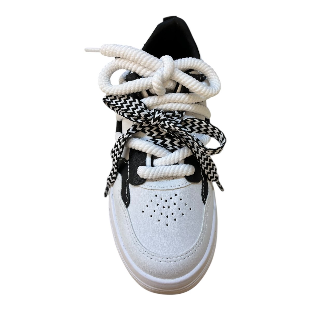 Tenis Feminino Ramarim Sneaker Casual Plataforma Conforto Cadarço Duplo Retrô 25-94204 Branco Branco 6