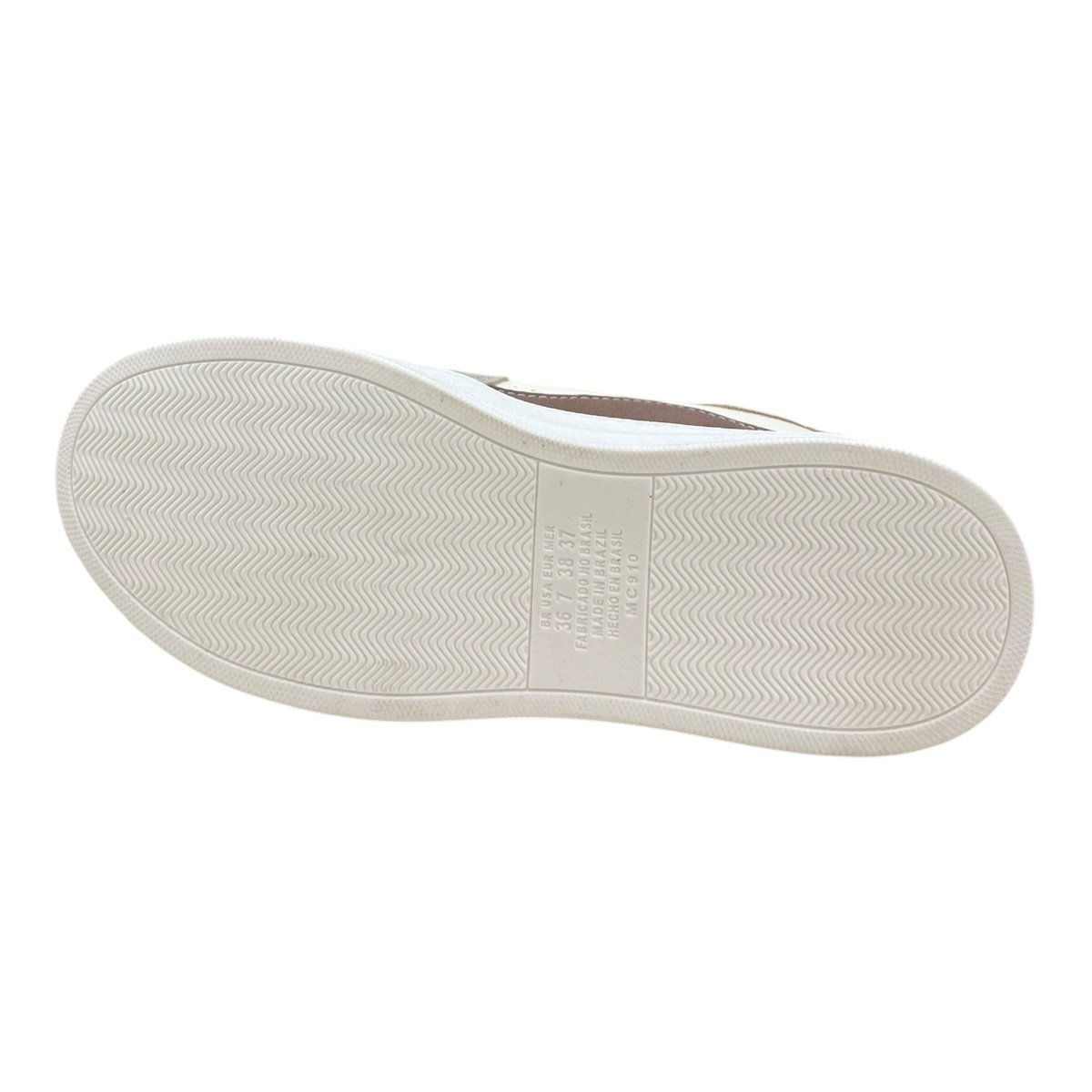 Tenis Feminino Mississipi Casual Conforto Plataforma Superleve Amarração Antiderrapante Mc918 Marfim Marfim 3