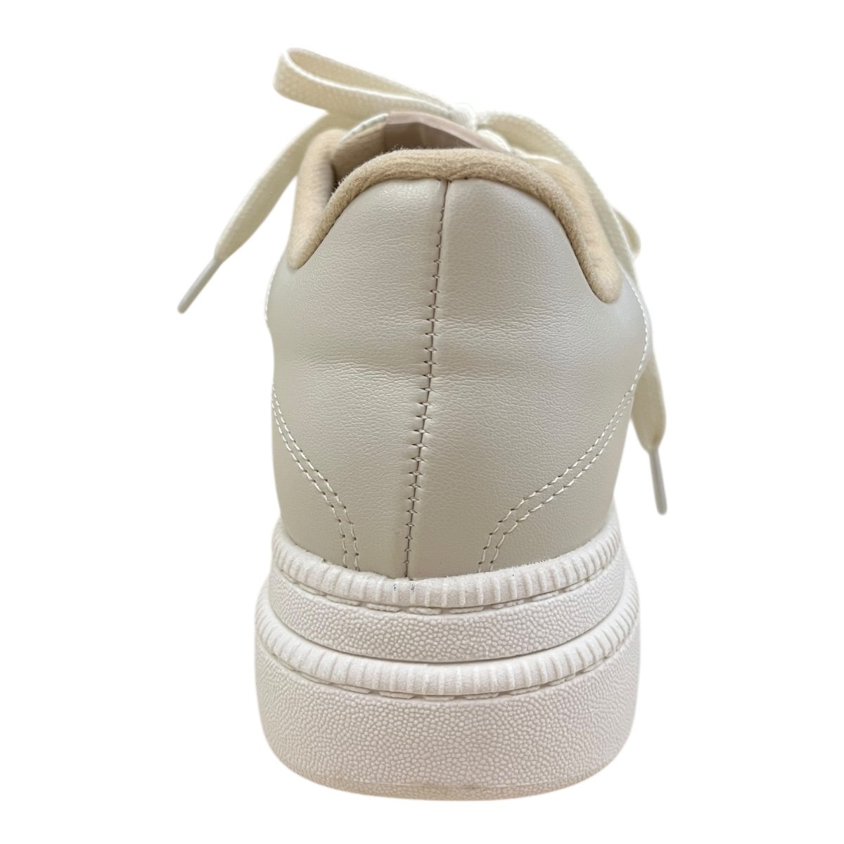 Tenis Feminino Moleca Casual Conforto Amarração Plataforma Detalhe Brilho Colorido 5816.108 Marfim Marfim 5