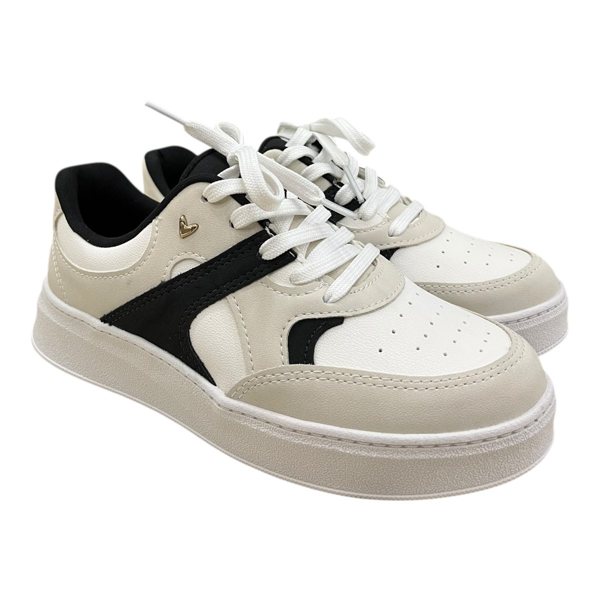 Tenis Feminino Mississipi Casual Conforto Plataforma Superleve Antiderrapante Mc911 Marfim Marfim 2