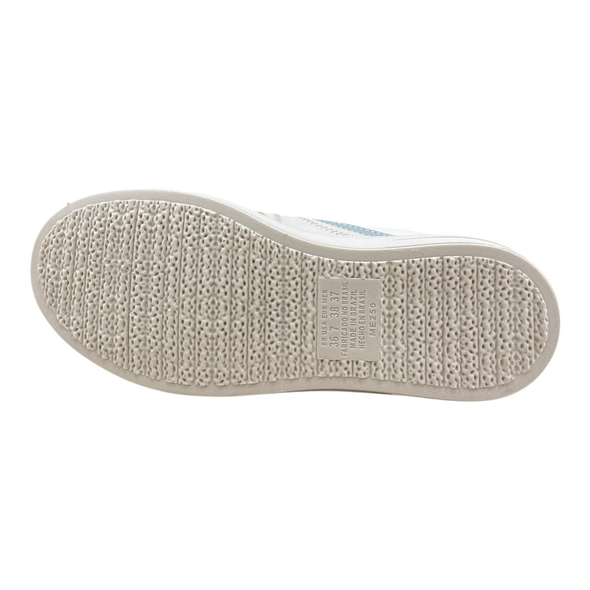 Tenis Feminino Mississipi Casual Conforto Retrô Calce Fácil Elástico Antiderrapante J0082 Marfim Marfim 3