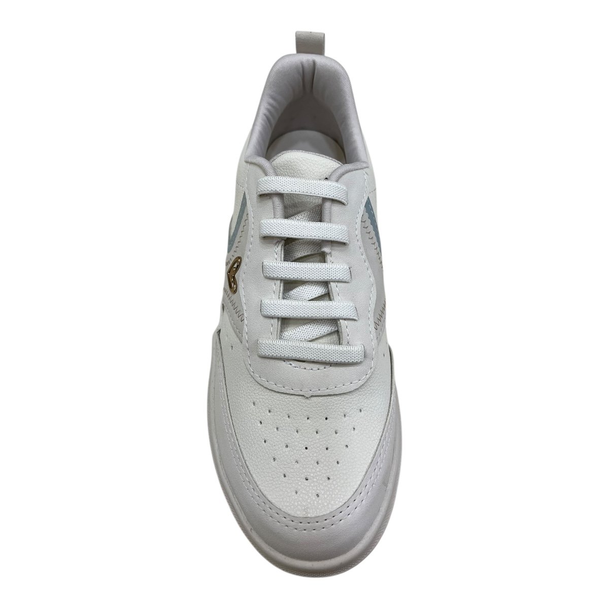 Tenis Feminino Mississipi Casual Conforto Retrô Calce Fácil Elástico Antiderrapante J0082 Marfim Marfim 6