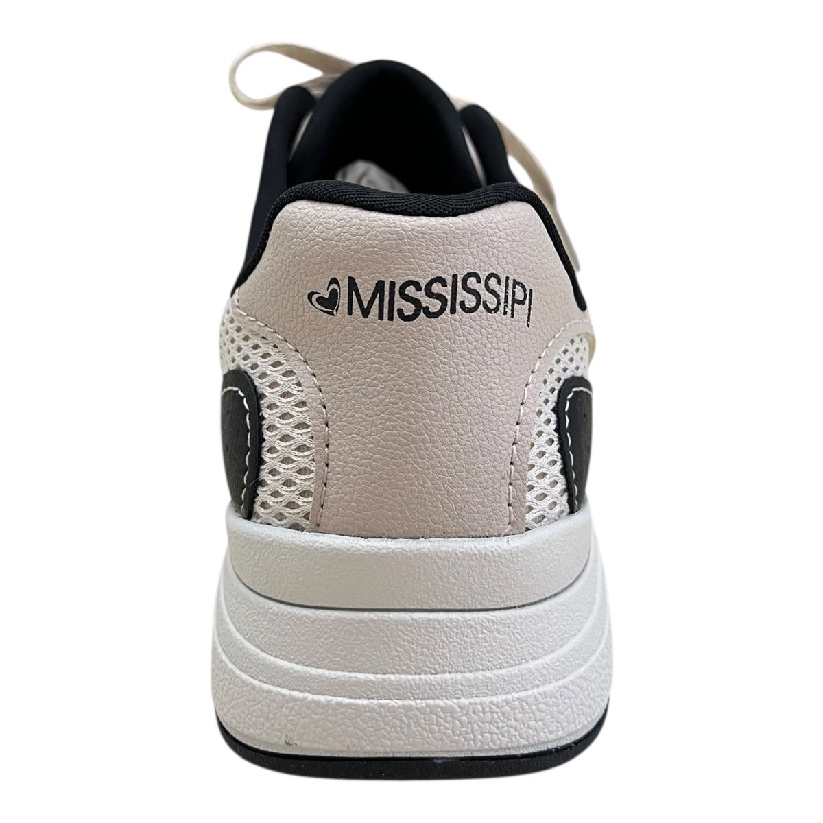 Tenis Feminino Mississipi Jogging Casual Conforto Retrô Antiderrapante Amarração Mf592 Nude Nude 5