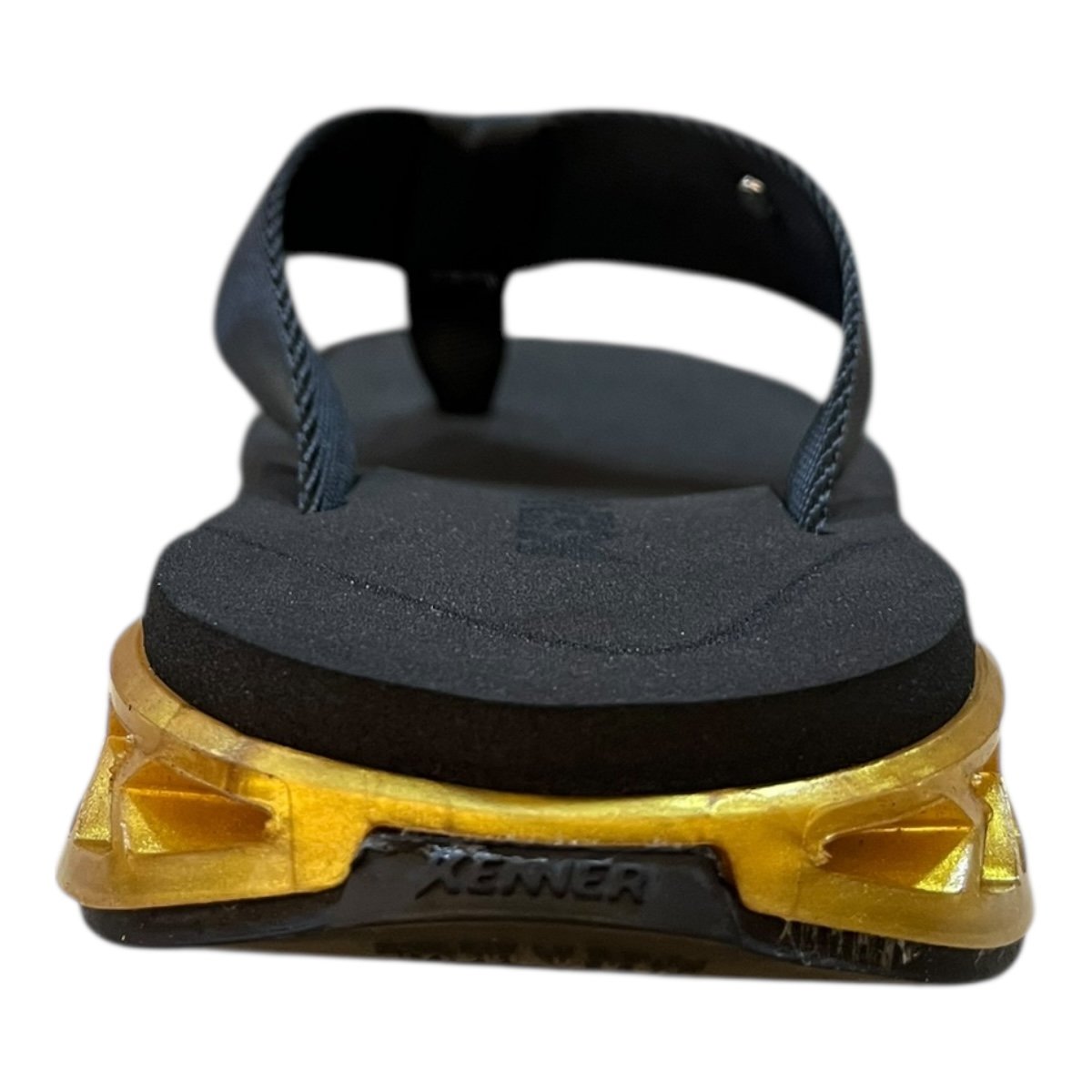 Chinelo Masculino Kenner Rakka Casual Conforto Antiderrapante Dedo Detalhe Metalizado Preto Preto 5