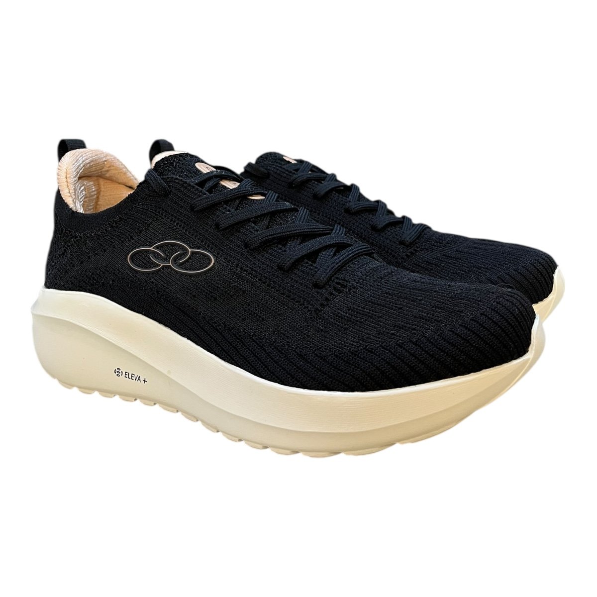 Tenis Feminino Olympikus Lance Esporte Caminhada Academia Conforto Superleve Preto Preto 2