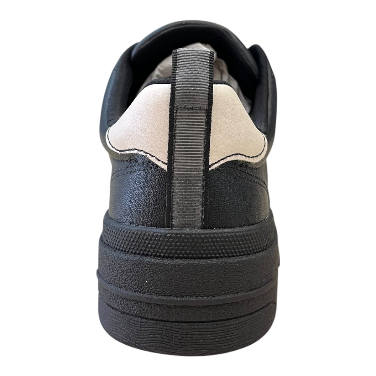 Tenis Feminino Ramarim Casual Conforto Plataforma Amarração Detalhe Metalizado 25-89201 Preto Preto 5