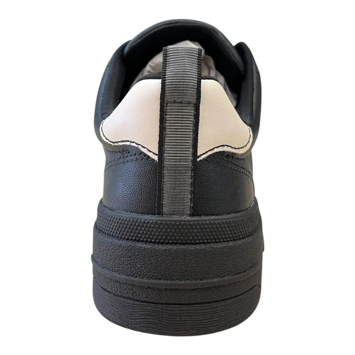 Tenis Feminino Ramarim Casual Conforto Plataforma Amarração Detalhe Metalizado 25-89201 Preto Preto 5