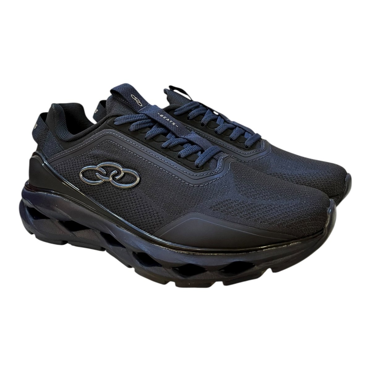 Tenis Masculino Olympikus Beatz Ultraconforto Superleve Esporte Caminhada Academia Casual Marinho Azul Marinho 2