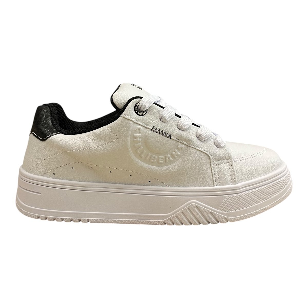 Tenis Masculino Chilli Beans Sneakers Couro Casual Ultraconforto Skatista Street Básico Plataforma Retrô 25-88663 Branco