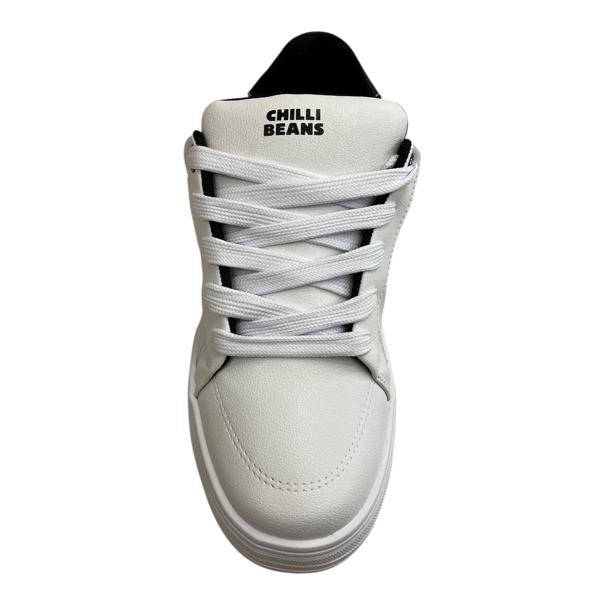 Tenis Masculino Chilli Beans Sneakers Couro Casual Ultraconforto Skatista Street Básico Plataforma Retrô 25-88663 Branco Branco 6