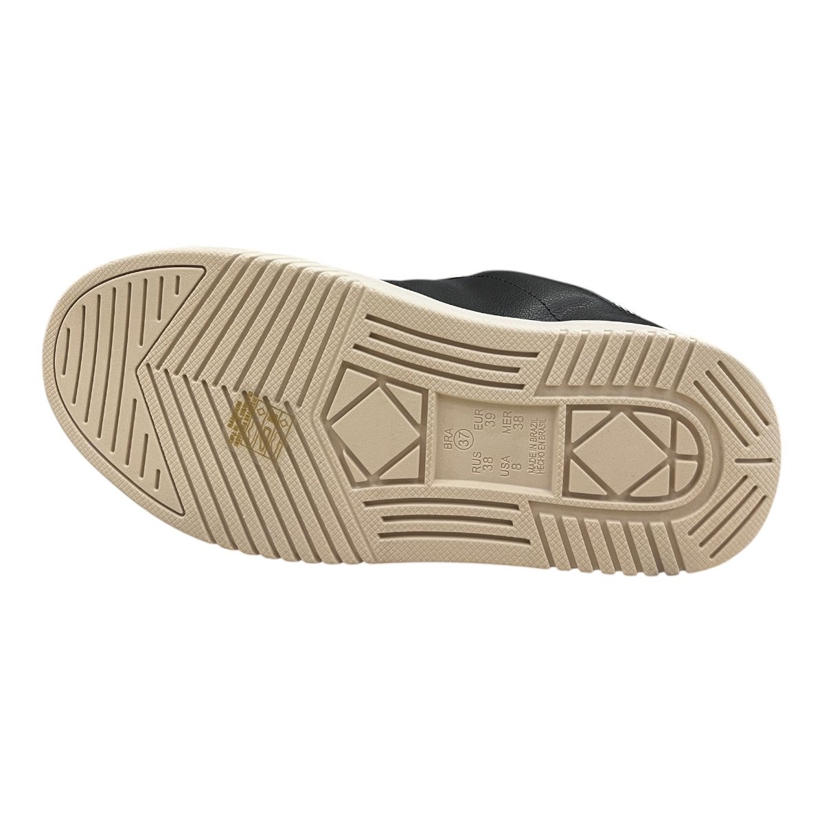 Tenis Masculino Chilli Beans Sneakers Couro Casual Ultraconforto Skatista Street Plataforma Retrô 25-88664 Preto Preto 3