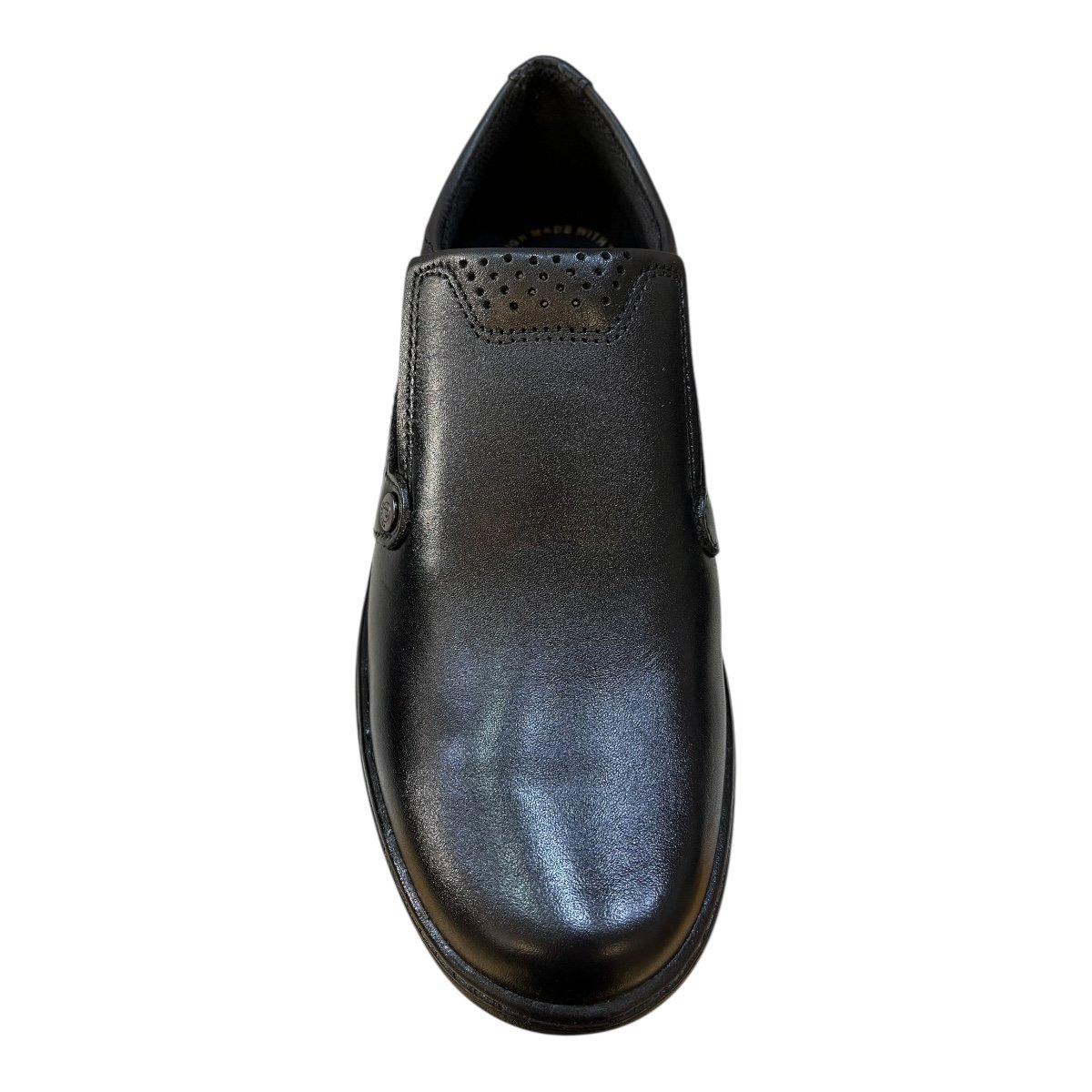 Sapato Social Masculino Pegada Casual Couro Calce Fácil Conforto Antiderrapante 12127201 Preto Preto 6