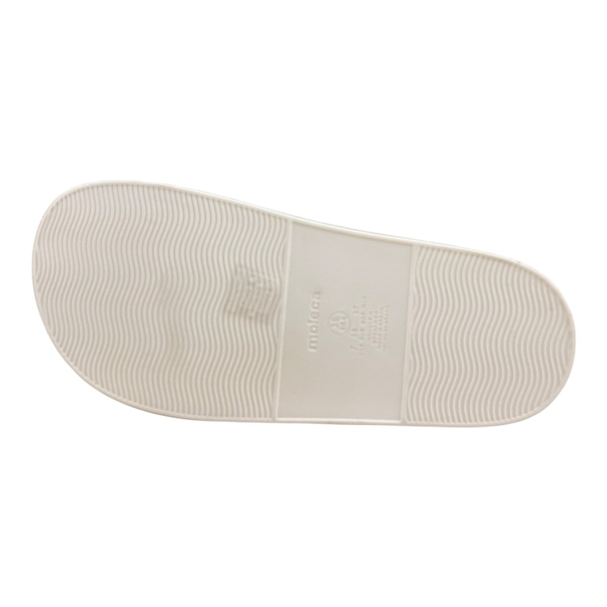 Chinelo Papete Feminino Moleca Tiras Brilho Casual Conforto Strass Superleve Antiderrapante 5469.150 Branco Branco 6