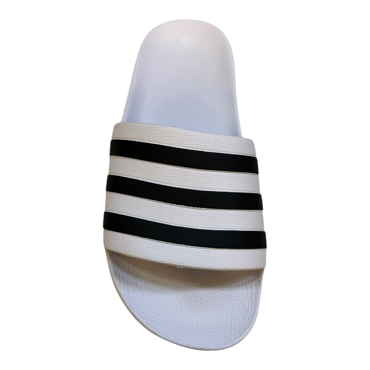 Chinelo Adidas Unissex Adilette Aqua Slid Casual Antiderrapante Superleve Ultraconforto Listras Branco Branco 3