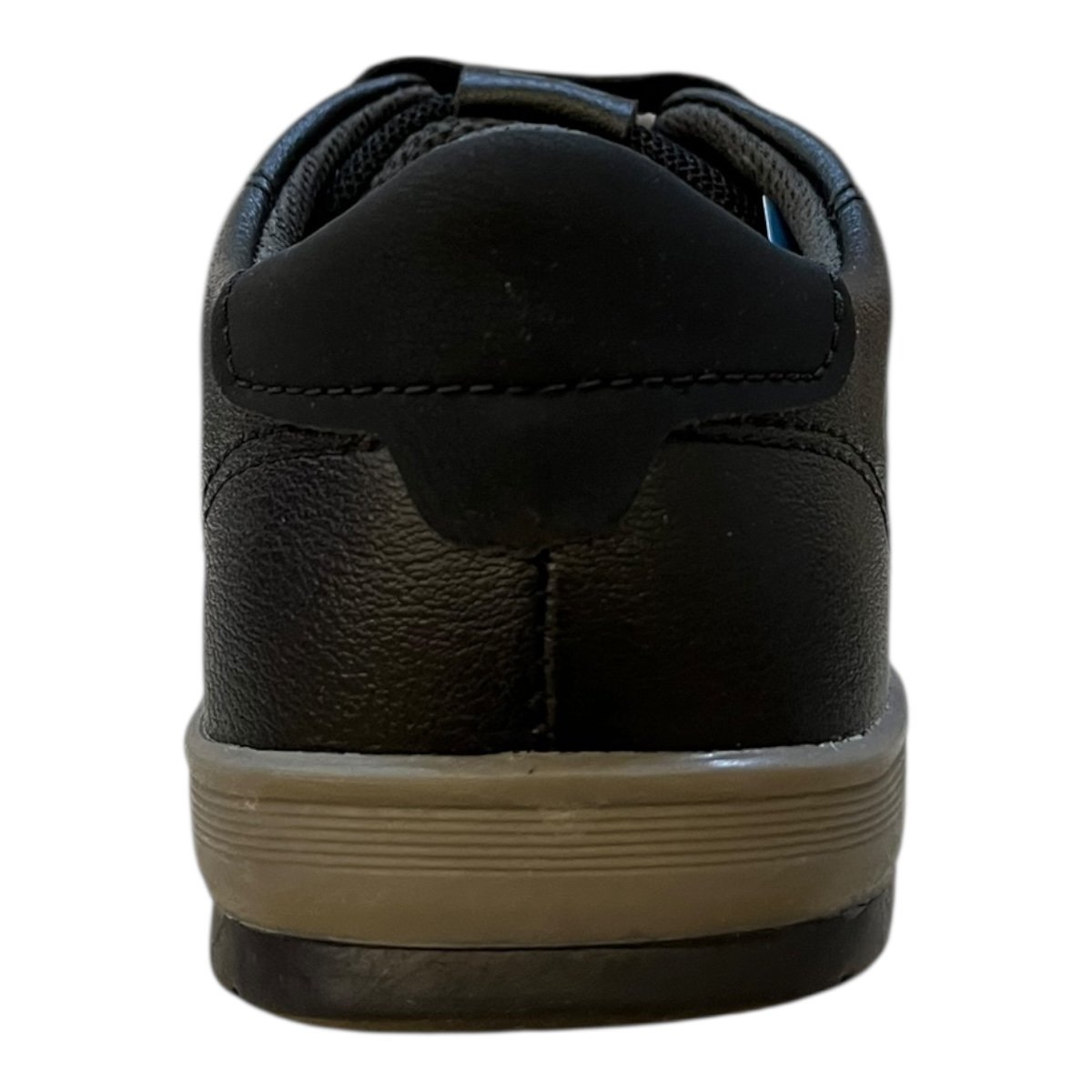 Sapatenis Infantil Menino Pegada Couro Ultraconforto Casual Calce Fácil Antiderrapante 370428 Preto Preto 3