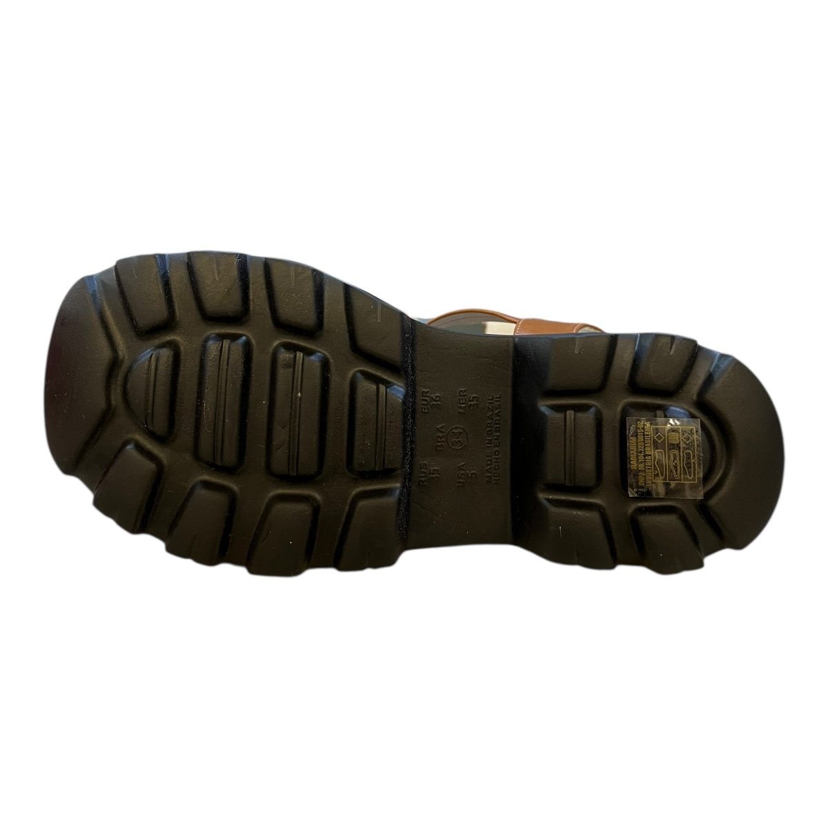 Sandalia Feminino Ramarim Casual Ultraconforto Superleve Tratorado Antiderrapante 25-42202 Caramelo Caramelo 3