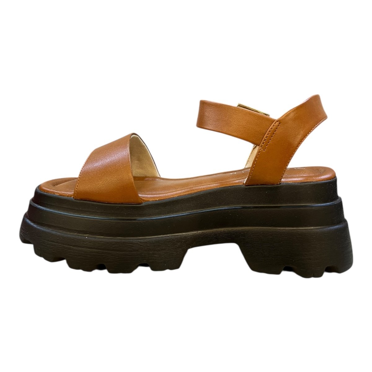 Sandalia Feminino Ramarim Casual Ultraconforto Superleve Tratorado Antiderrapante 25-42202 Caramelo Caramelo 4