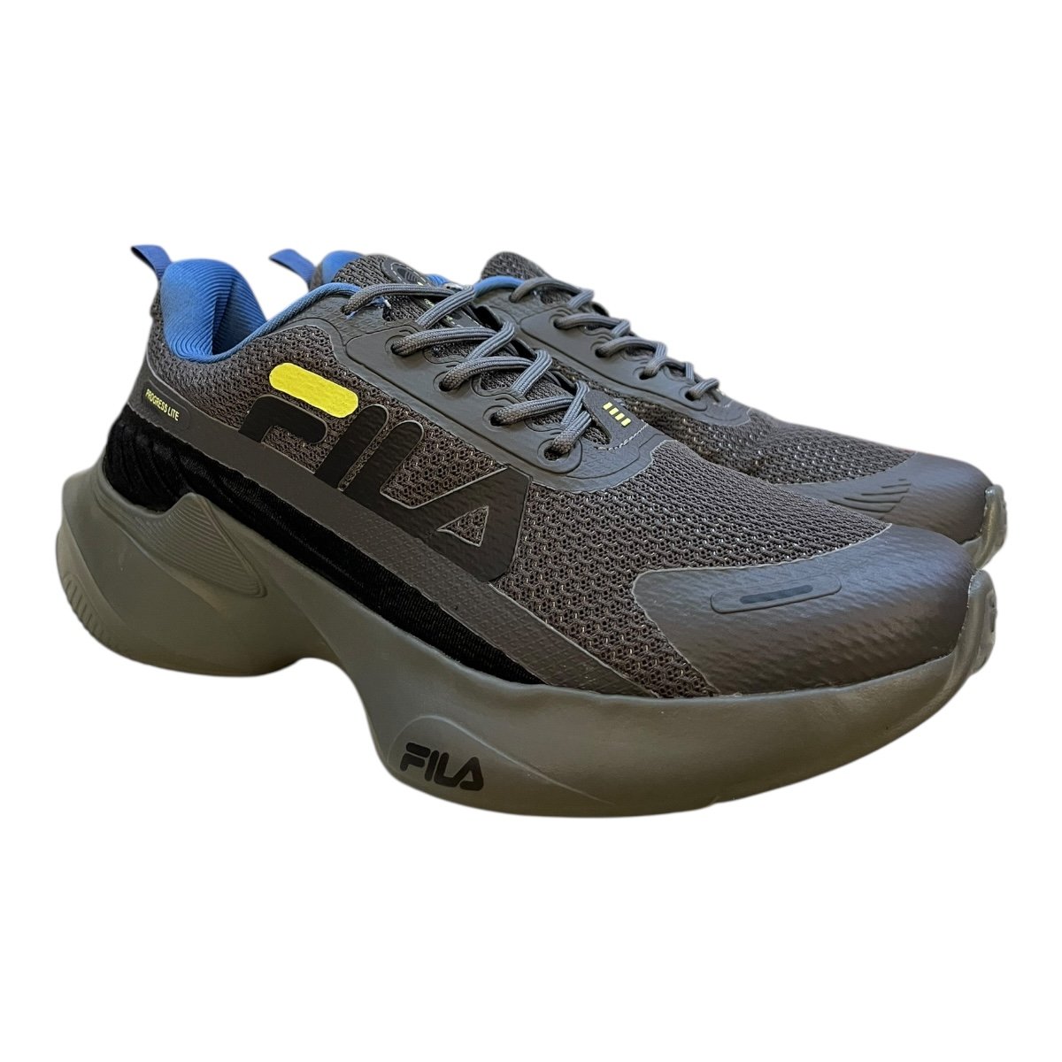 Tenis Masculino Fila Esporte Academia Caminhada Progress Lite Chumbo Chumbo 2