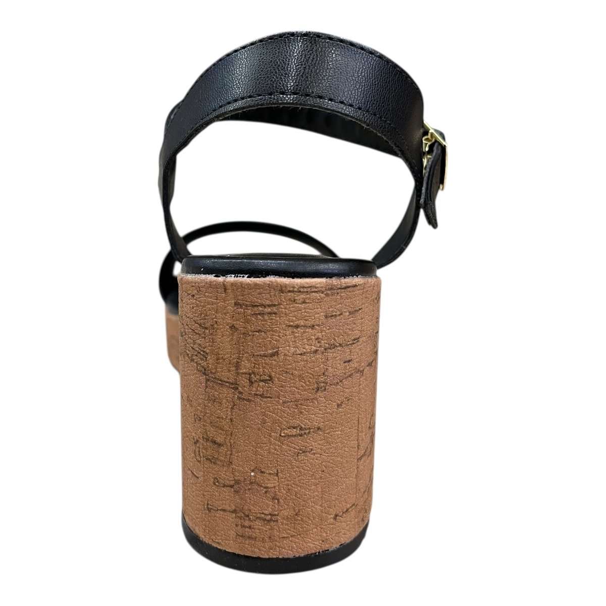 Sandalia Feminino Moleca Casual Conforto Salto Alto Bloco Plataforma Bico Quadrado 5549.102 Preto Preto 4