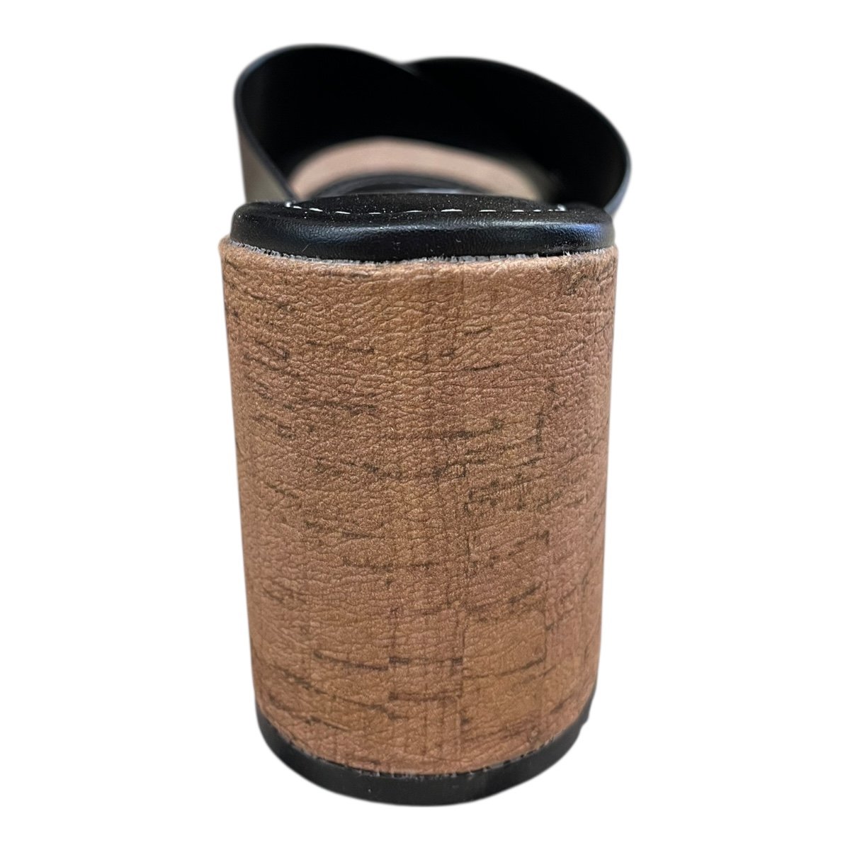 Tamanco Feminino Moleca Casual Conforto Cruzado Plataforma Salto Alto Bloco 5549.100 Preto Preto 4