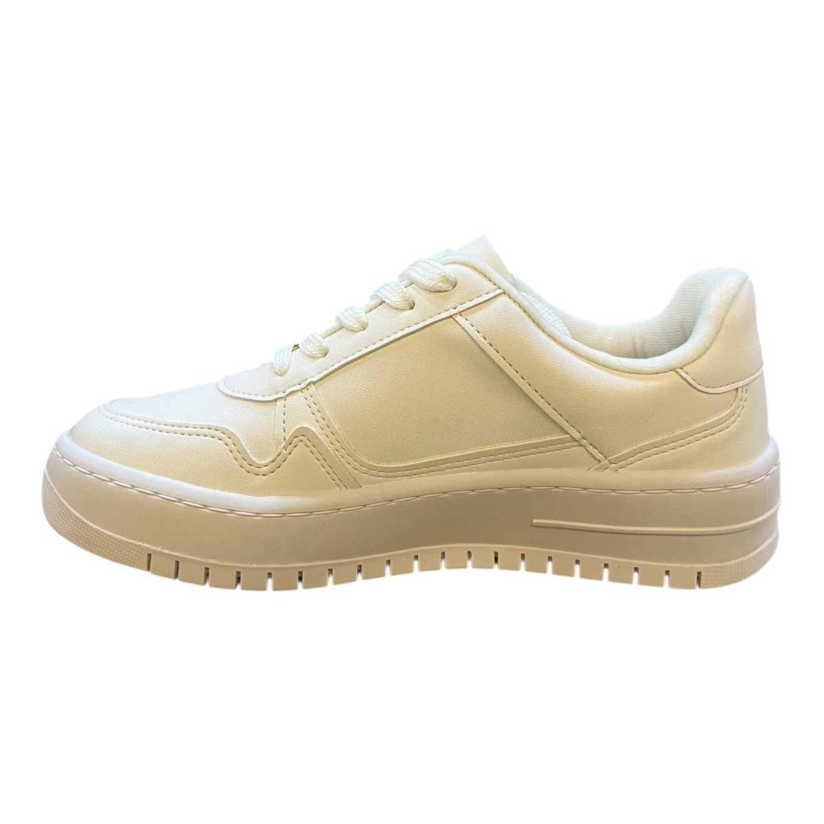 Tenis Feminino Vizzano Casual Conforto Básico Plataforma Antiderrapante Street 1389.120 Branco Branco 6