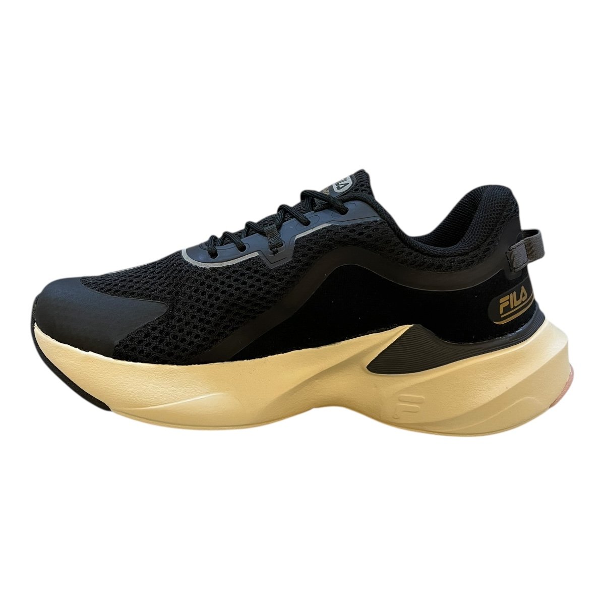 Tenis Feminino Fila Conforto Esporte Caminhada Academia Recovery Preto Preto 4