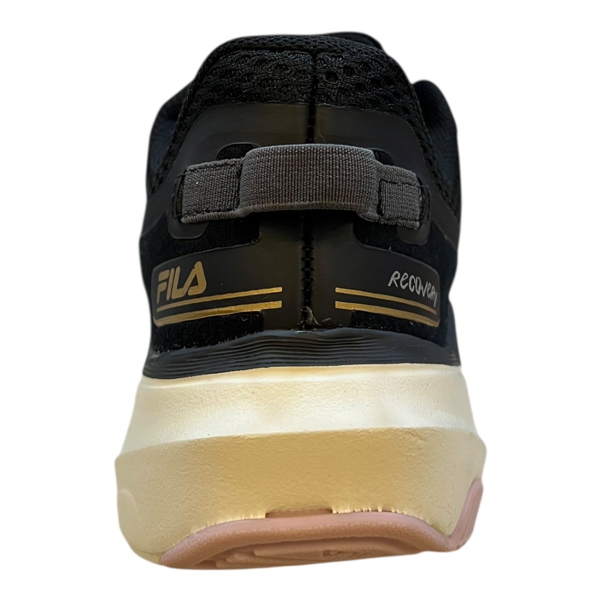 Tenis Feminino Fila Conforto Esporte Caminhada Academia Recovery Preto Preto 5