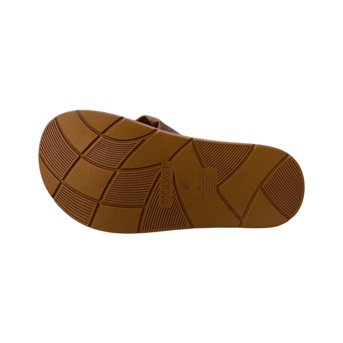 Chinelo Papete Feminino Modare Ultraconforto Superleve Laço Slide Antiderrapante 7208.101 Marrom Marrom 5
