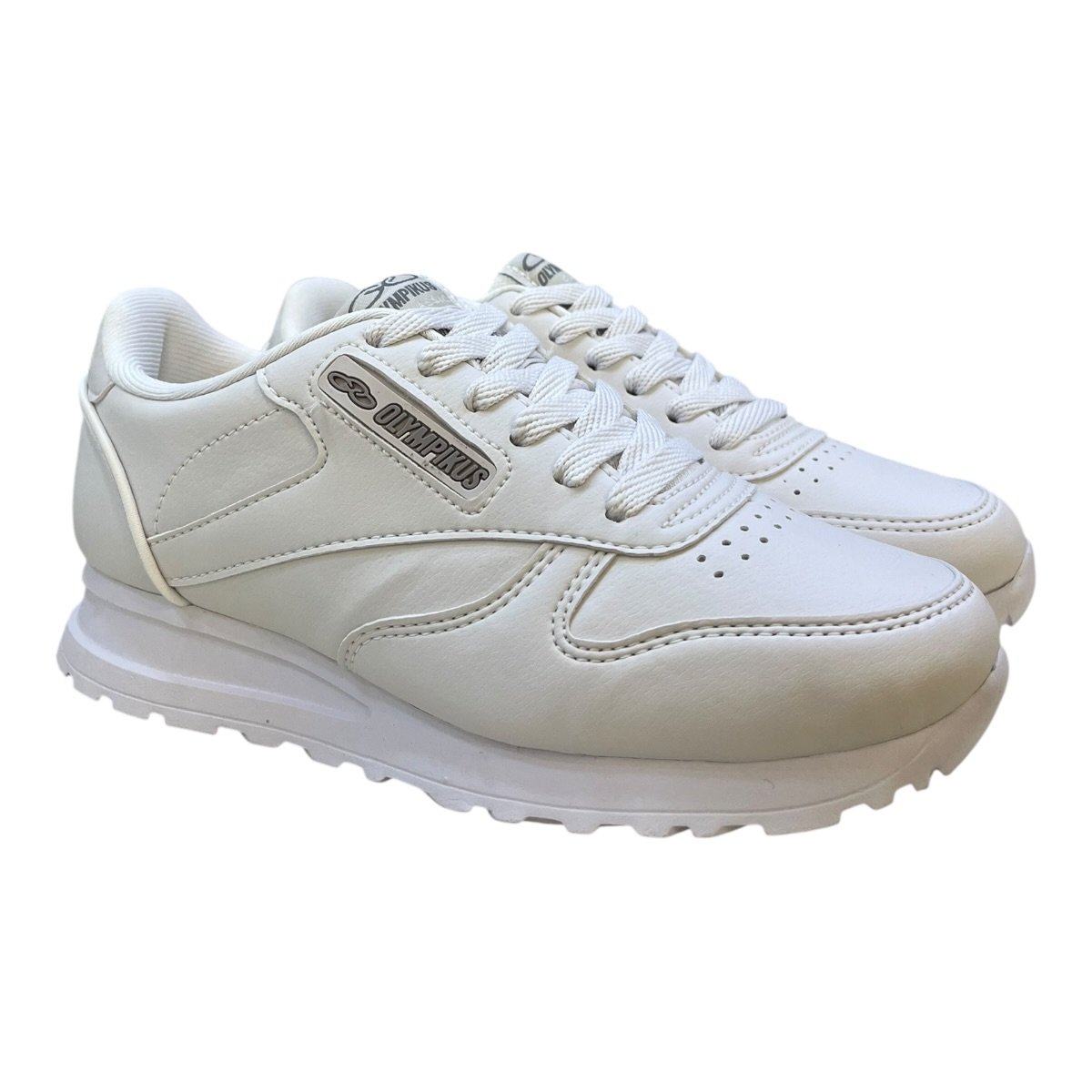 Tenis Olympikus Unissex Jogging 100.  Superleve Esporte Academia Branco  Branco 2