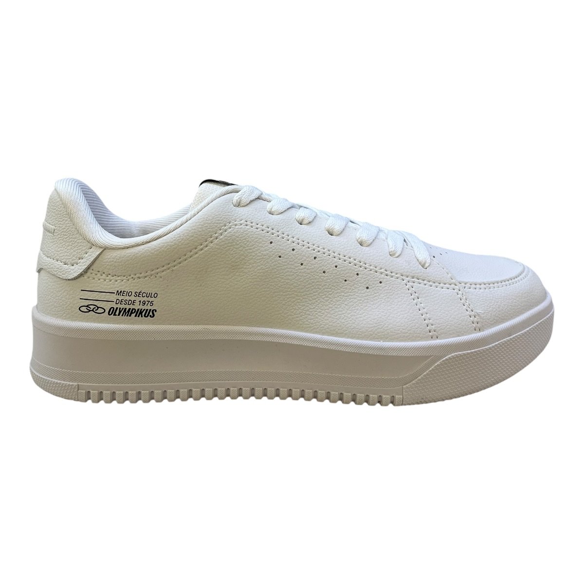 Tenis Masculino Olympikus Eros Casual Retrô Básico Plataforma Branco