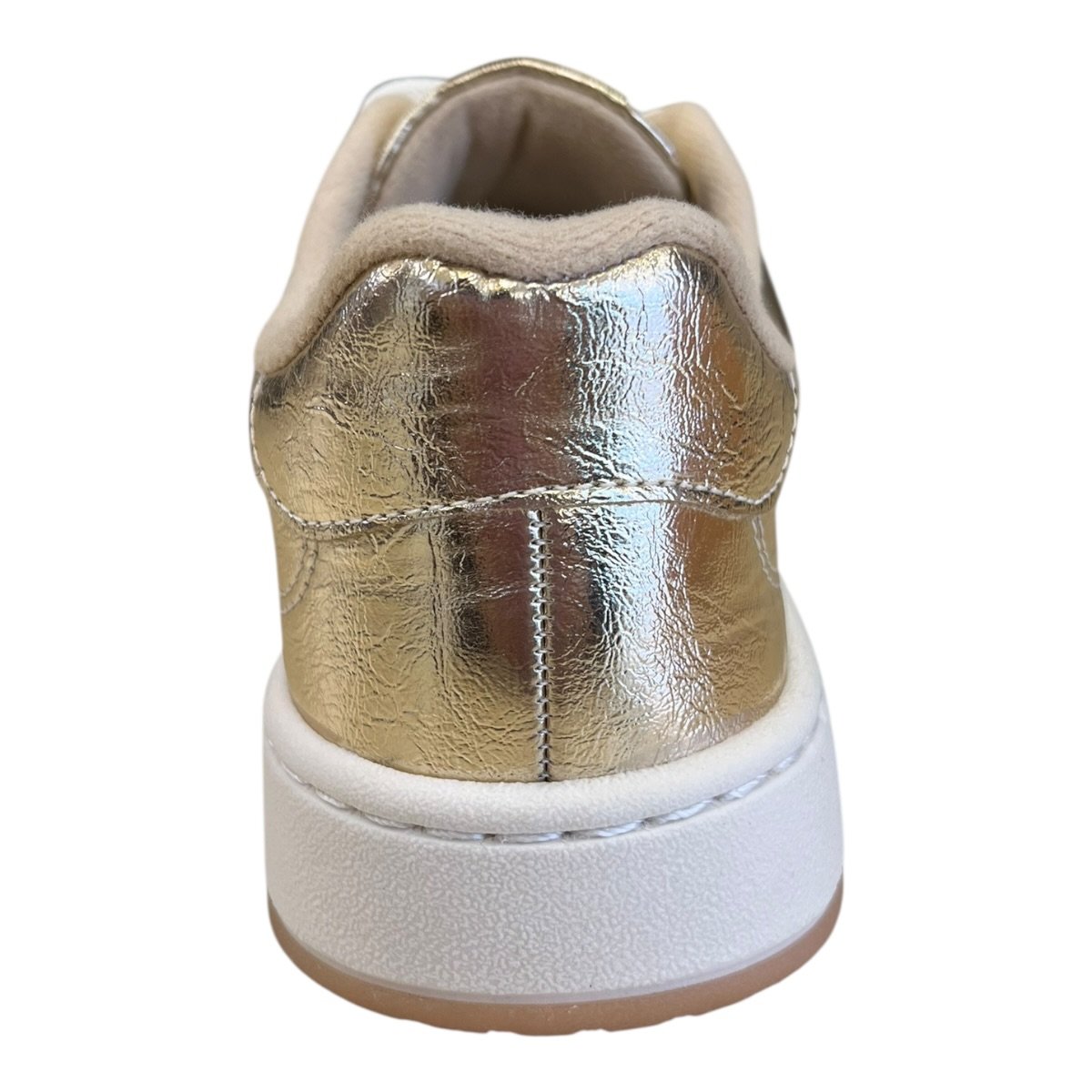 Tenis Feminino Vizzano Casual Conforto Metalizado Brilho Retrô Plataforma 1466.100 Dourado Dourado 4