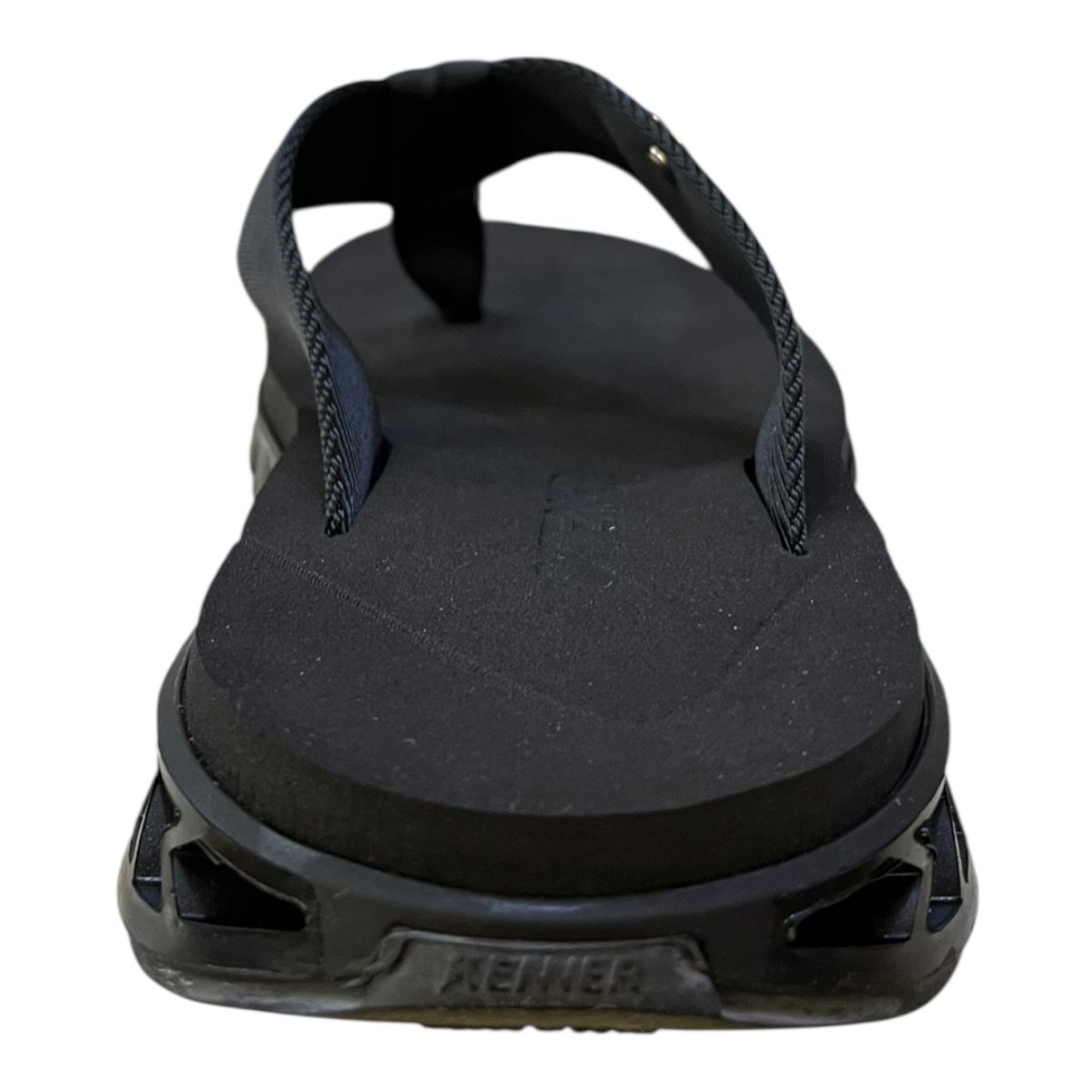 Chinelo Masculino Kenner Rakka Casual Conforto Antiderrapante Dedo Detalhe Metalizado Preto Preto 4