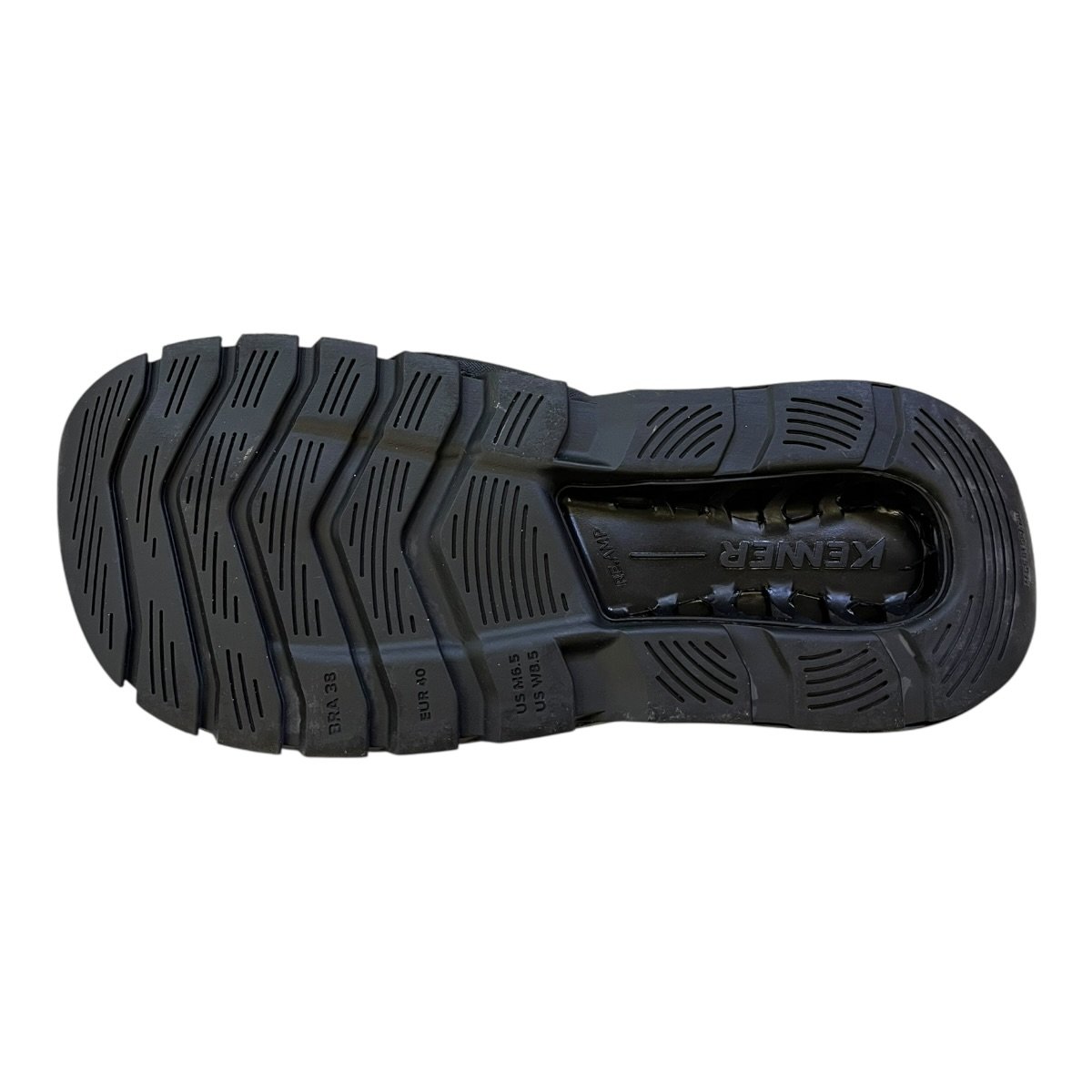 Chinelo Masculino Kenner Rakka Casual Conforto Antiderrapante Dedo Detalhe Metalizado Preto Preto 6