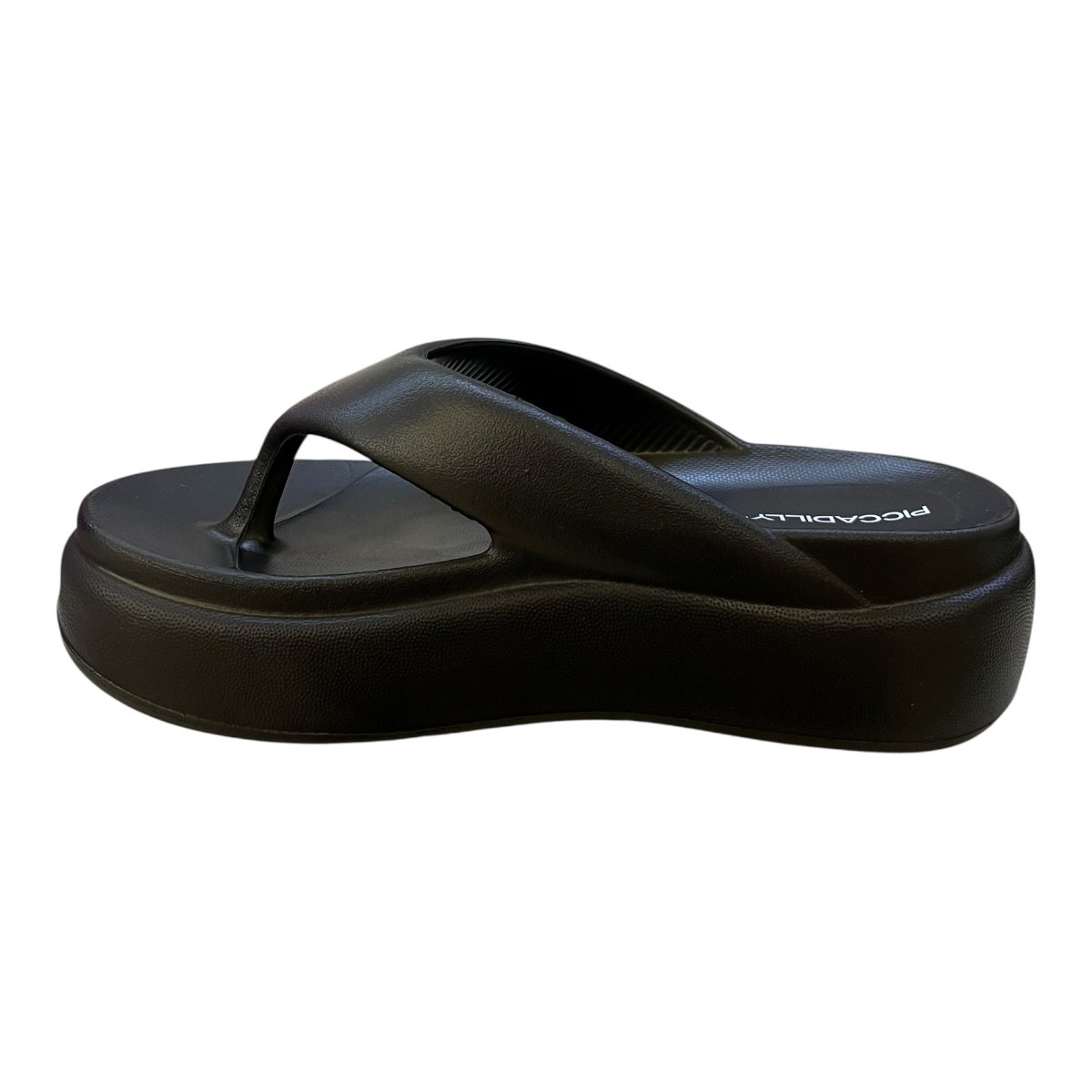 Chinelo Feminino Piccadilly Marshmallow Casual Ultraconforto Superleve 246003 Preto Preto 5