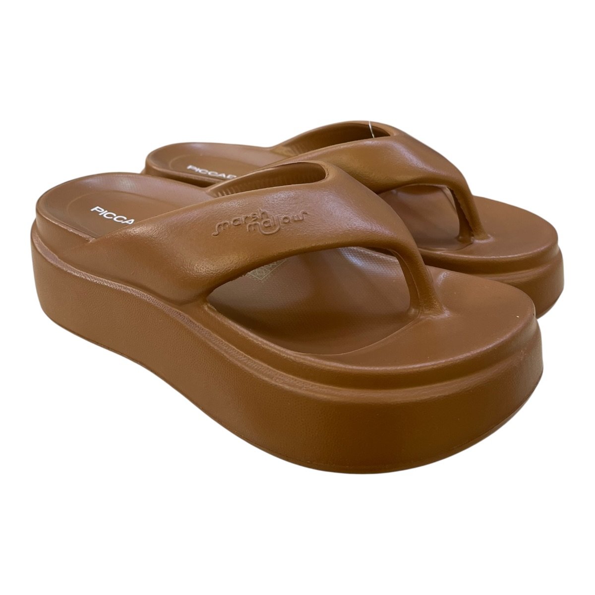 Chinelo Feminino Piccadilly Marshmallow Casual Ultraconforto Superleve 246003 Marrom Marrom 2