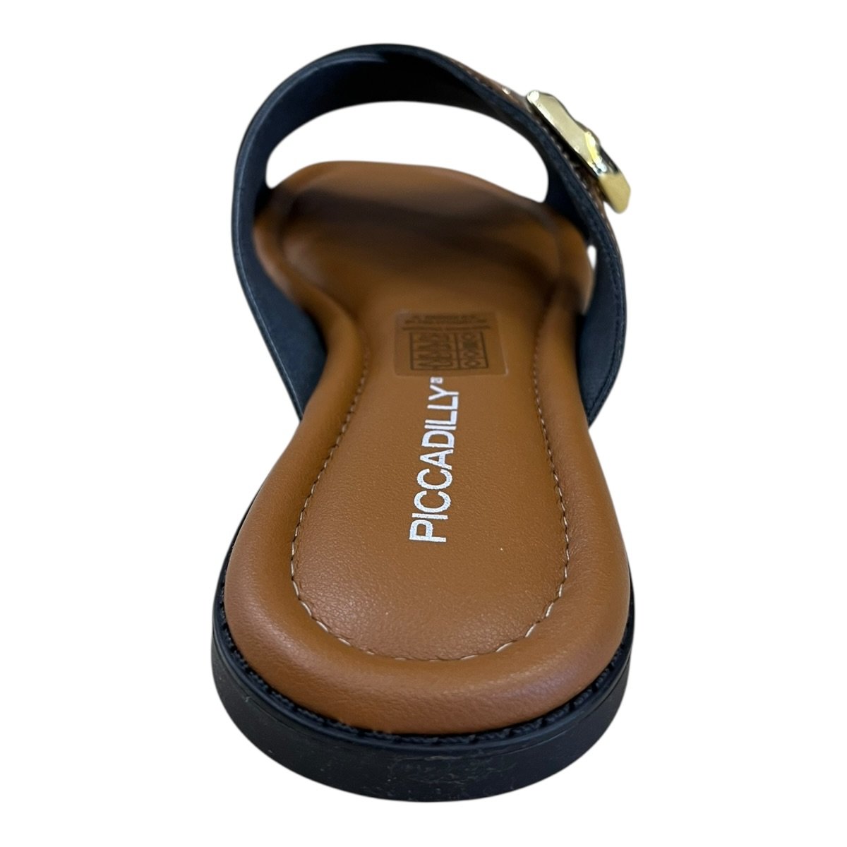 Chinelo Rasteira Feminino Piccadilly Conforto Casual Slide Cruzada Animal Print Onça  508084 Caramelo Marrom 4