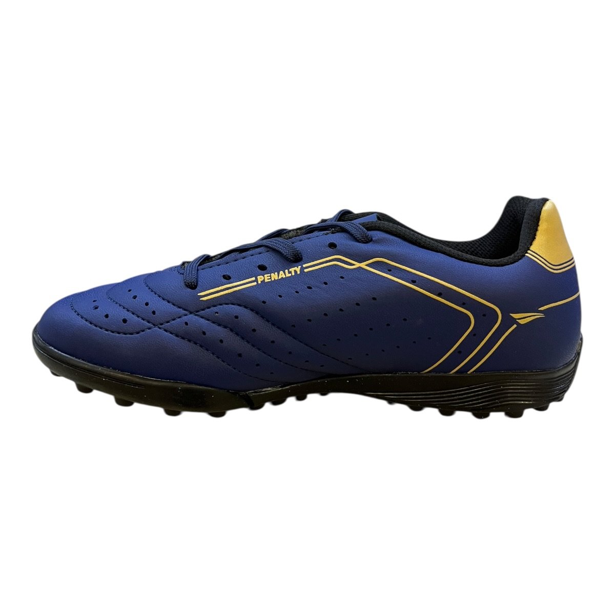 Chuteira Masculino Penalty Classic Y-1 Esporte Society Cravo Conforto Marinho Azul Marinho 5