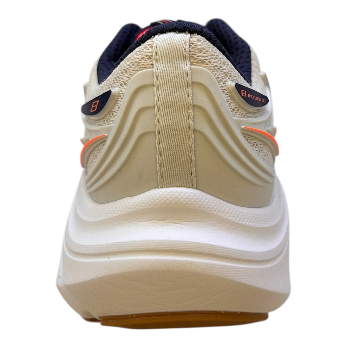 Tenis Masculino Mizuno Jet 8 Esporte Ultraconforto Academia Caminhada Marfim Branco 4